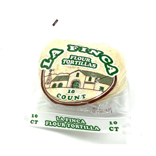 Front image of La Finca Flour Tortillas 10ct